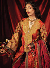 Roohi Silk By Myeesha Embroidered Silk 3 Piece Unstitched Suit MY24RS MS-1003 RUBAI